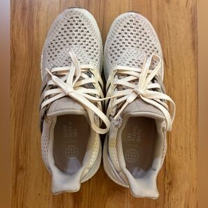 Beige Knit Sneakers